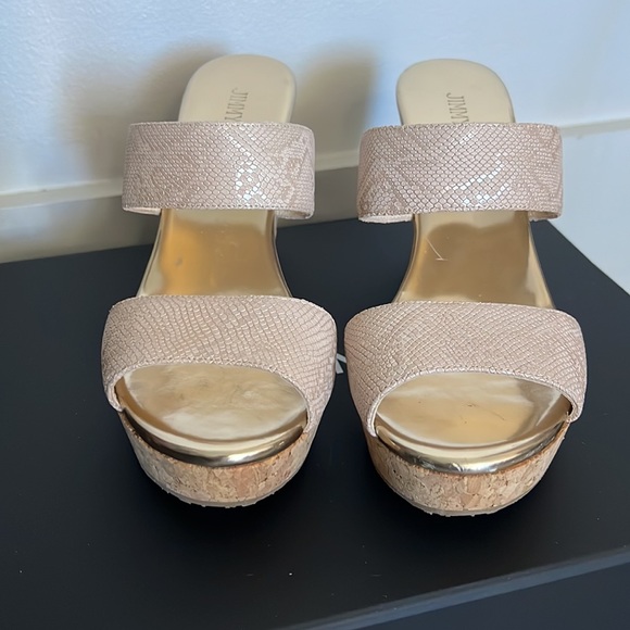 Jimmy Choo wedges size 38 1/2 NEVER WORN - Picture 5 of 11